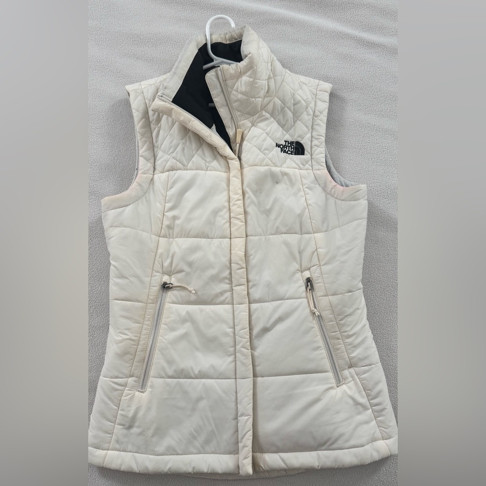 The North Face Women's Off-White Quilted Vest